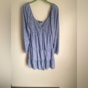Trixxi Blue Floral Mini Dress